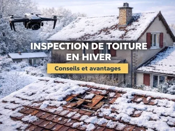 Inspection de toiture en hiver : le drone, solution fiable