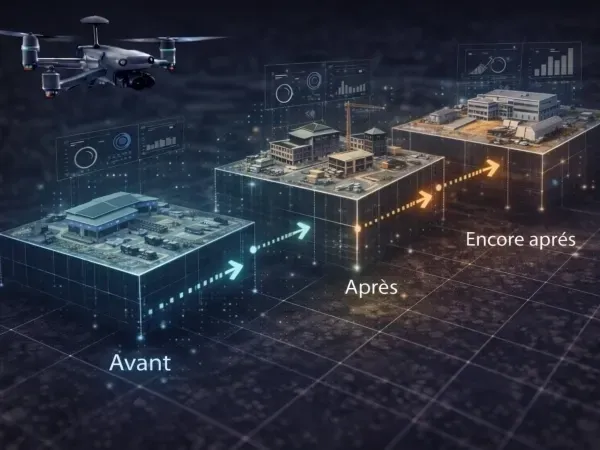 Comparaison temporelle de relevés drone : analyser l’évolution d’un site dans le temps