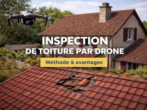 Inspection de toiture par drone RTK : méthode et avantages